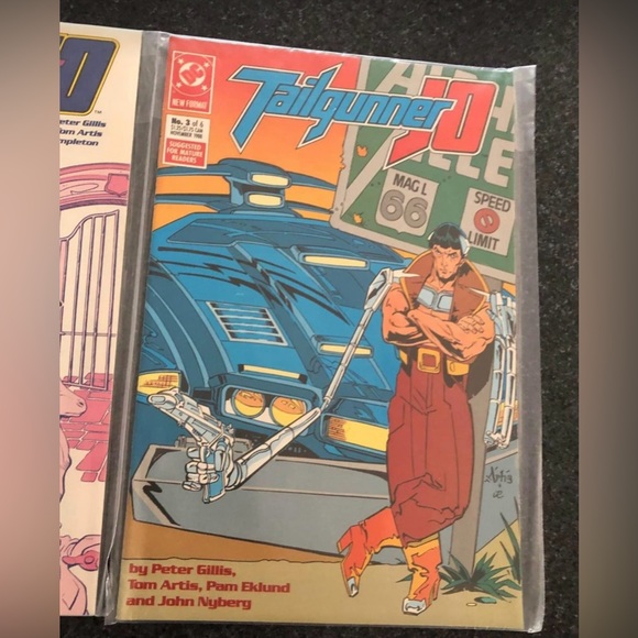 Comics - Tailgunner Jo - #1 thru # 3 - DC Comics Vintage Limited Series - Picture 4 of 4